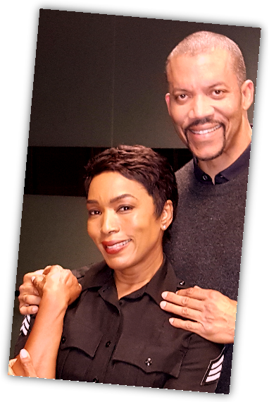 Christopher B Duncan with Angela Bassett