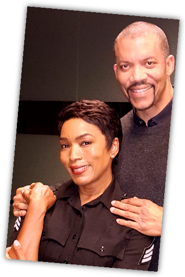 Christopher B Duncan with Angela Bassett