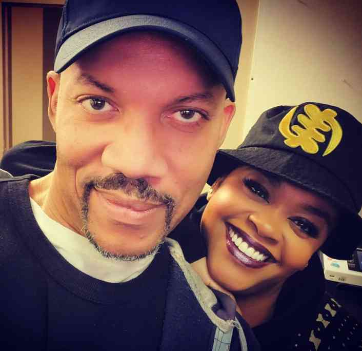 With Da'Vinchi on the set of BMF